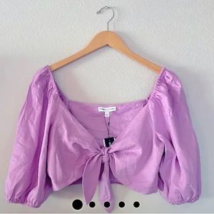 NWT Express  x Rocky Barnes Crop Top